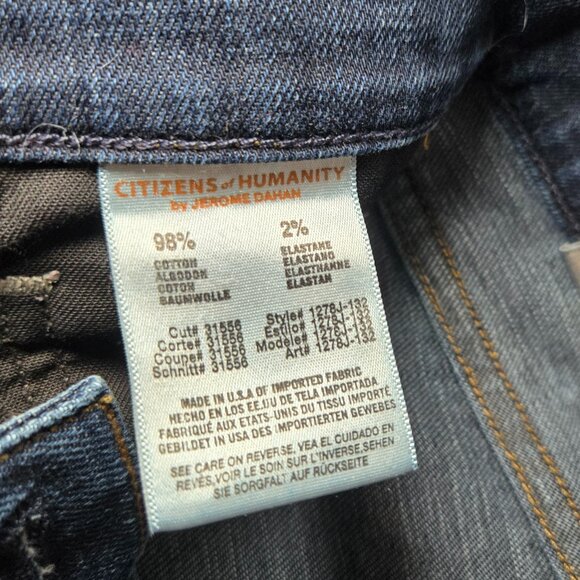 Citizens of Humanity Ava Jeans – Low Rise Straight Leg, Size 25 - Picture 11 of 13